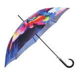 Doppler Long Modern Art Auto Umbrella - Kitten